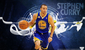 Stephen Curry - Golden State Warriors  Basketball MVP 24"x14" Poster