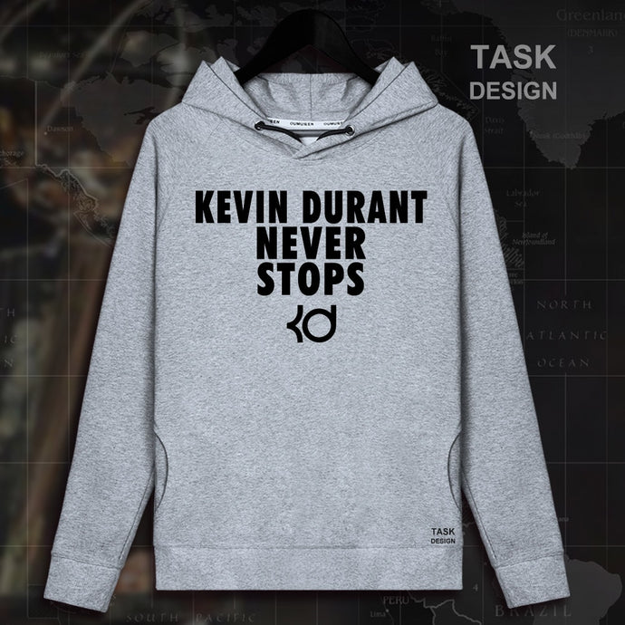 Kevin Golden State men pullovers hoodies sweatshirt Warriors clothes streetwear tracksuit Durant USA basketballer never stops 02
