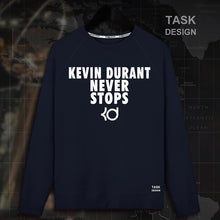 Load image into Gallery viewer, Kevin Golden State men pullovers hoodies sweatshirt Warriors clothes streetwear tracksuit Durant USA basketballer never stops 02