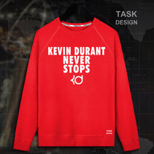 Load image into Gallery viewer, Kevin Golden State men pullovers hoodies sweatshirt Warriors clothes streetwear tracksuit Durant USA basketballer never stops 02